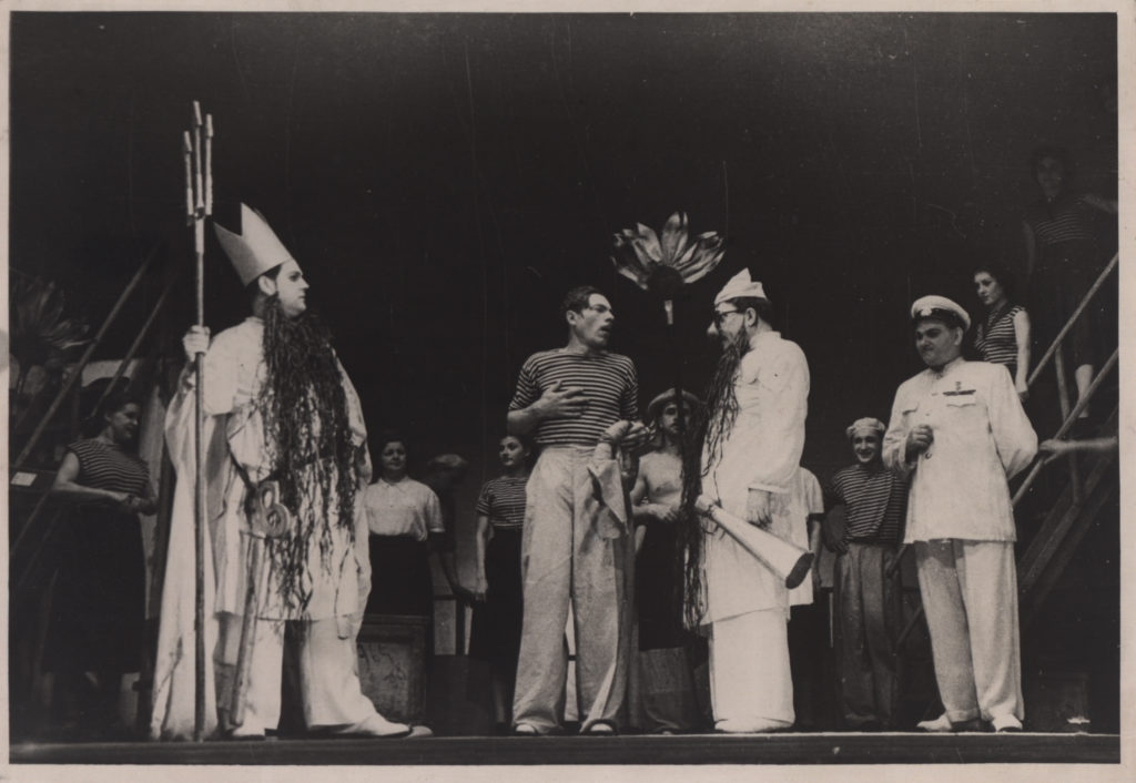 Е. Григорьев, А. Бобров, А. Адрианов, М. Юрченко (оперетта «Белая акация»): фотография