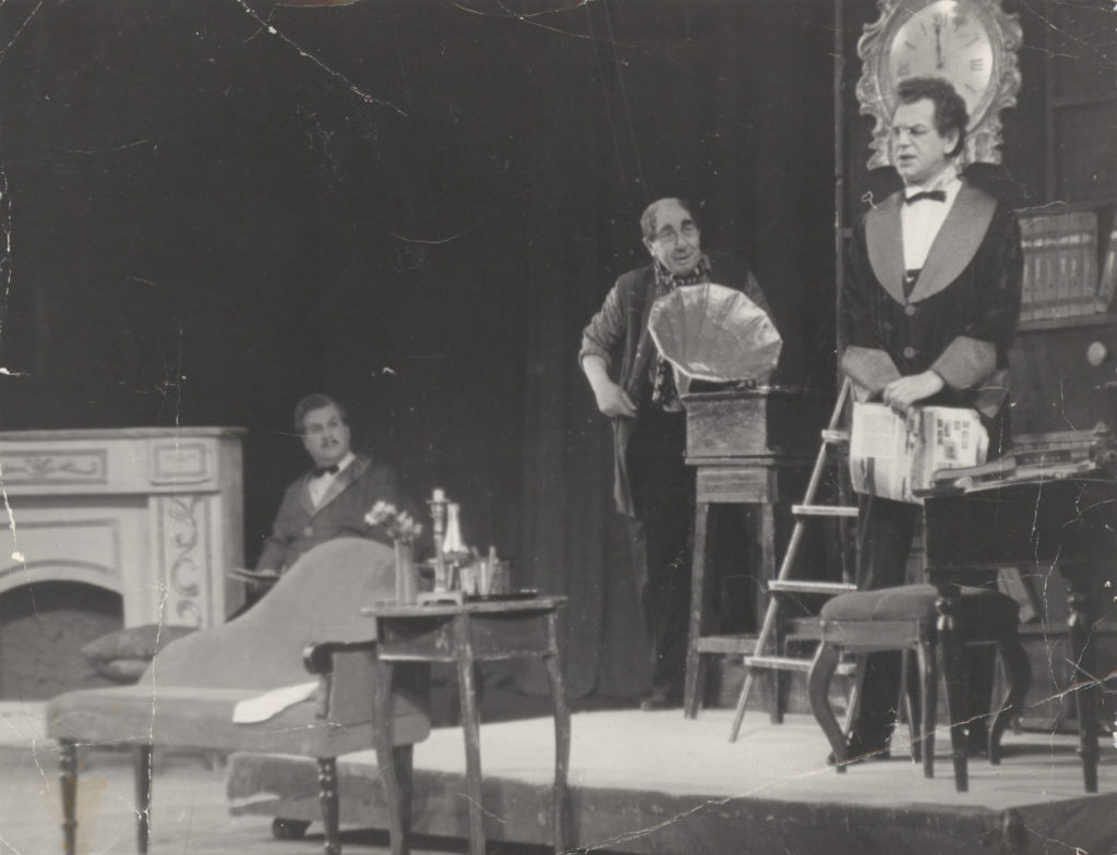 Сцена из музыкальной комедии «Моя прекрасная леди», 1974 г.: фотография