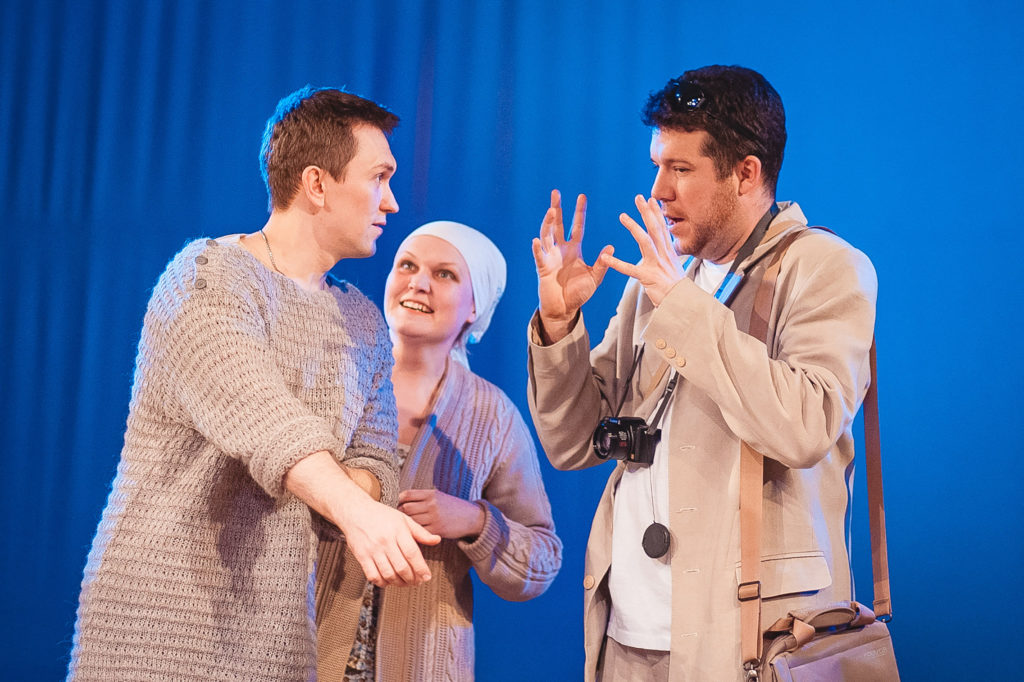 Ф. Бодянский, О. Червова, Г. Забавин (спектакль «Утюги»): фотография