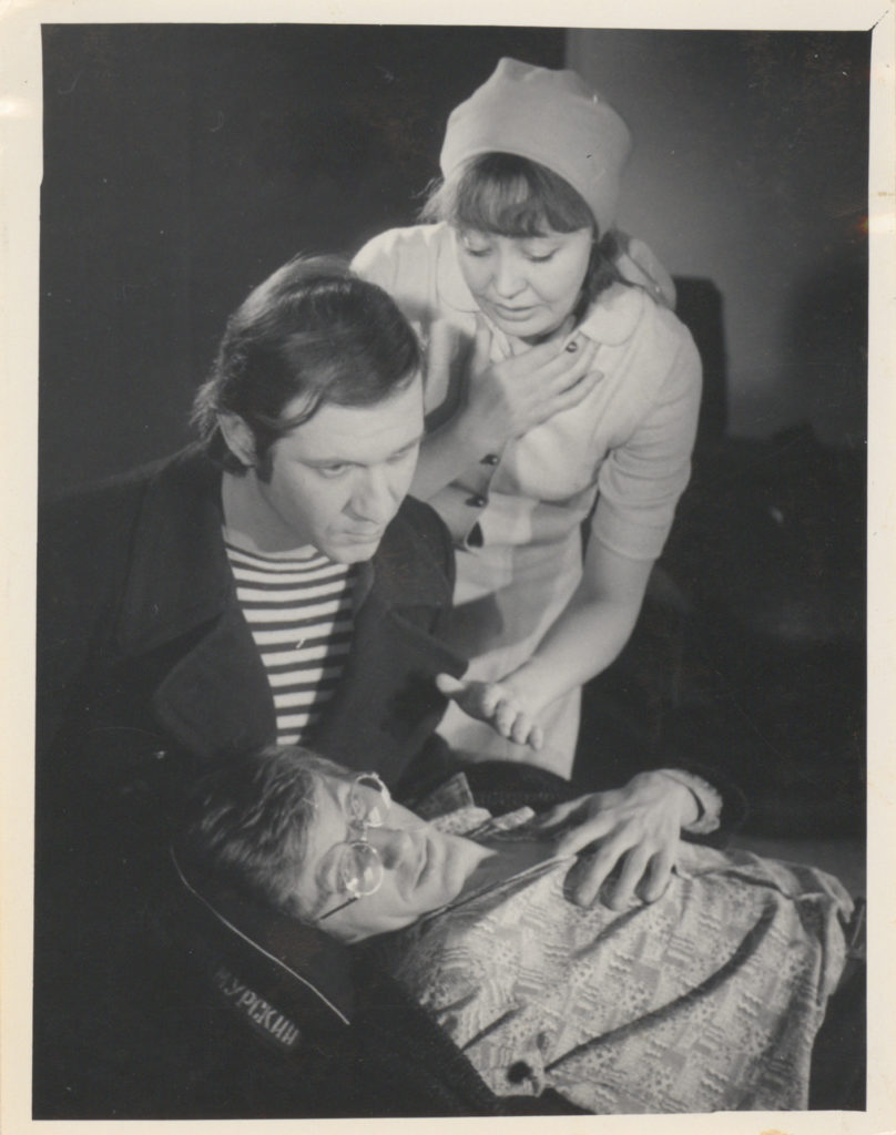 В. Коренной, В. Мирошниченко, Л. Рукавишникова (спектакль «Город на заре»): фотография