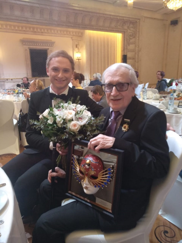 Е. Шокин на XXII Церемонии вручения Российской национальной театральной премии «Золотая маска», 2019 г.: фотография