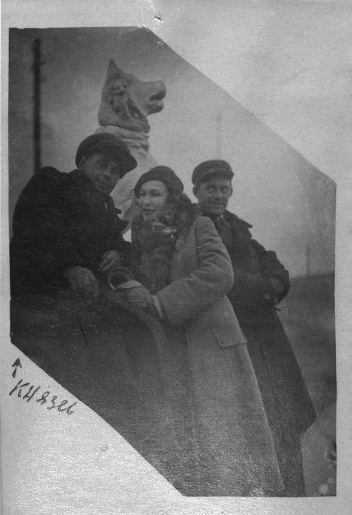 П. Князев с женой. 1935-1936 гг. г. Таганрог: фотография